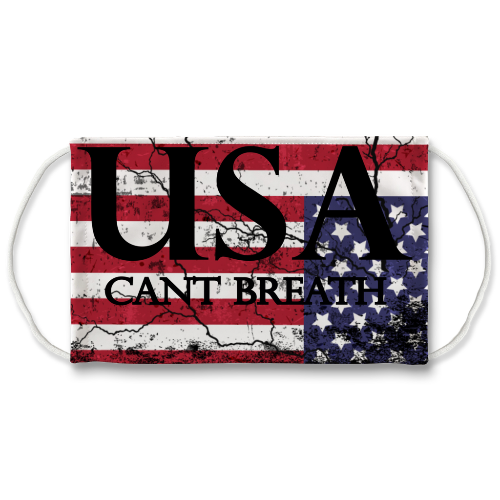 USA in distress Sublimation Face Mask
