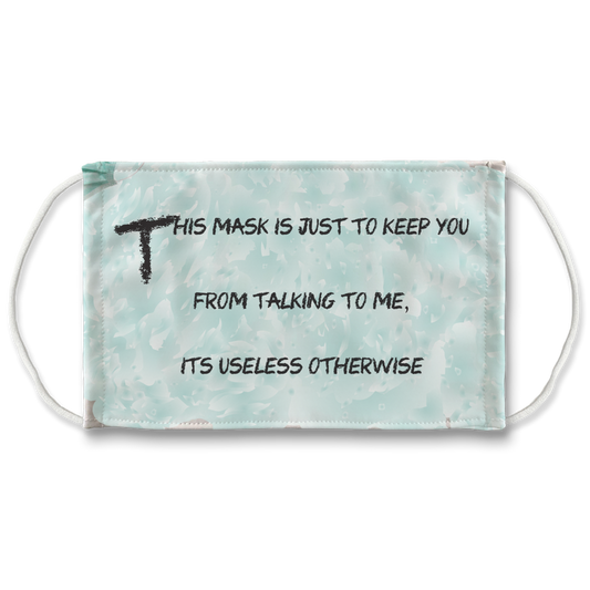 appease the masses Sublimation Face Mask