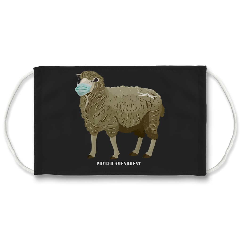little sheep Sublimation Face Mask