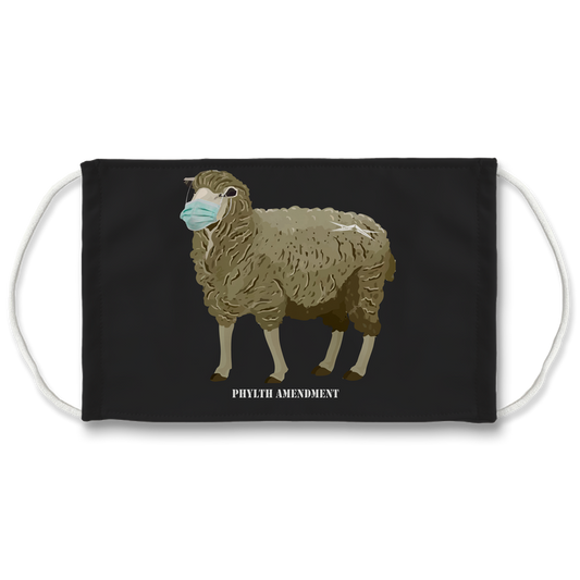 little sheep Sublimation Face Mask
