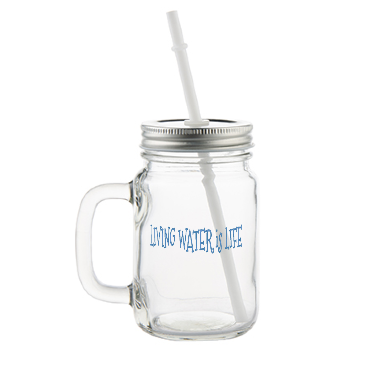 LIVING WATER MASON MUG