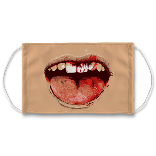 close your bloody mouth Sublimation Face Mask